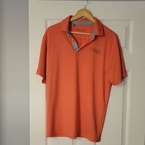 Under Armour Orange Men's Polo Shirt
